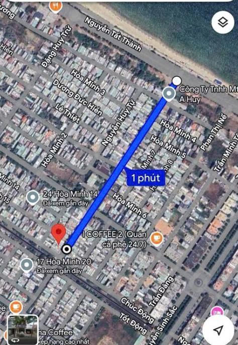 Chào bán lô đất mặt tiền Hồ Tùng Mậu, quận Thanh Khê, tp Đà Nẵng- Diện tích : 103m2 - Ảnh 1